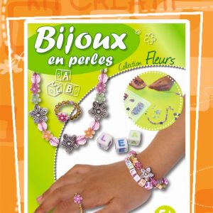 Kit de création de bijoux en perles fleurs