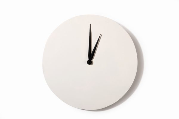 Horloge en bois ronde à décorer - 30 cm